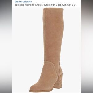 Splendid Over the Knee Boots - Oat